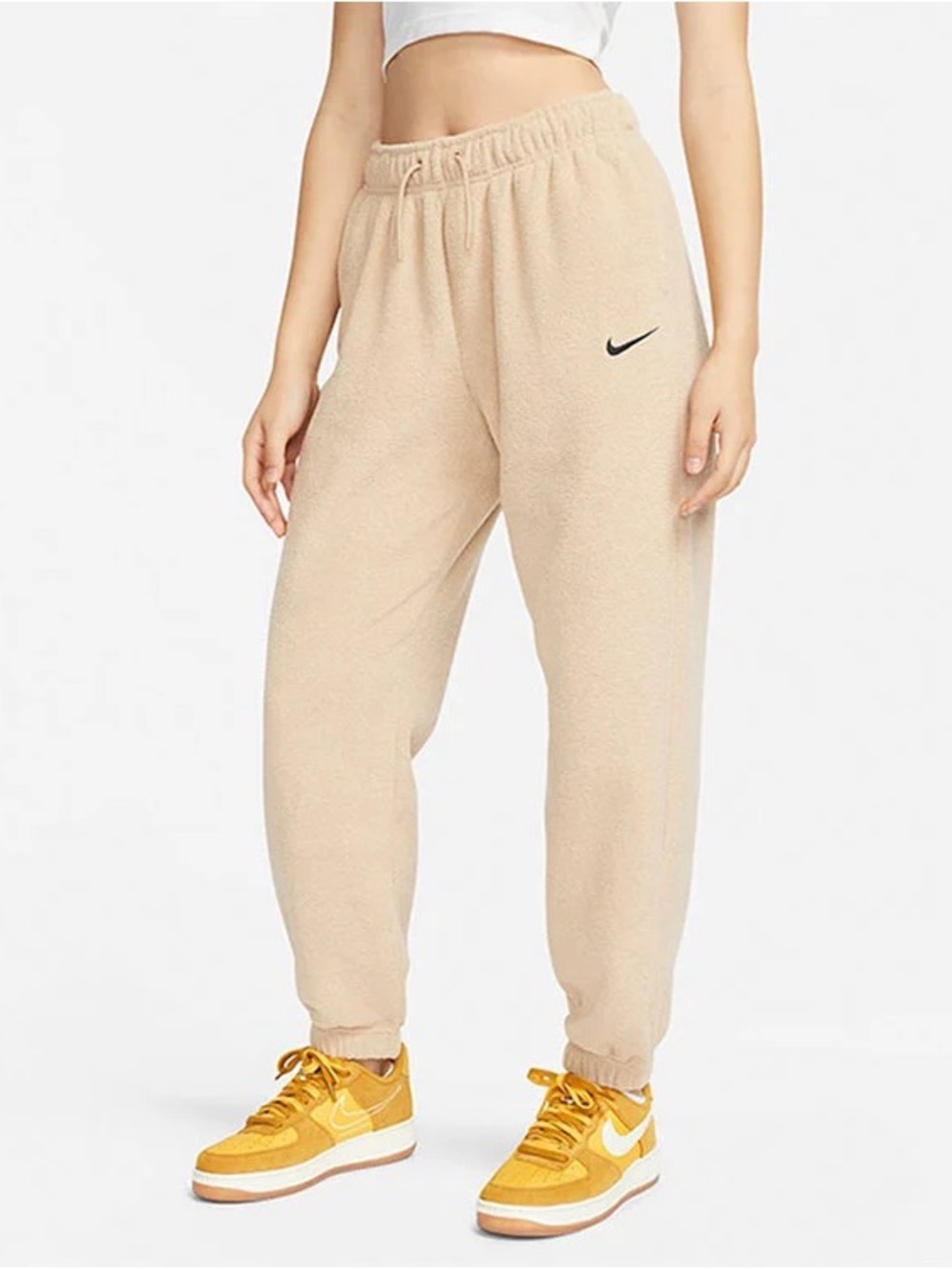 Nike Women’s Cream Sherpa Pant Joggers